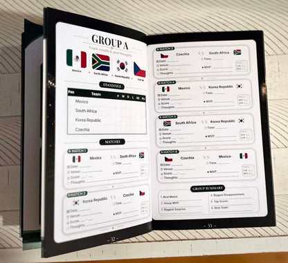 TRAKSTA World Cup 2026 Tracker & Prediction Book