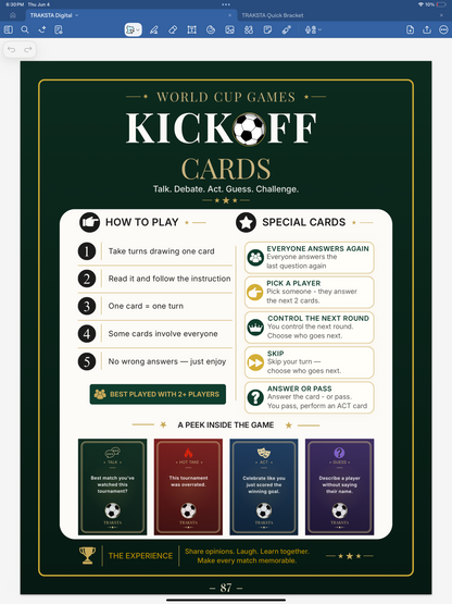 TRAKSTA World Cup 2026 Digital Edition