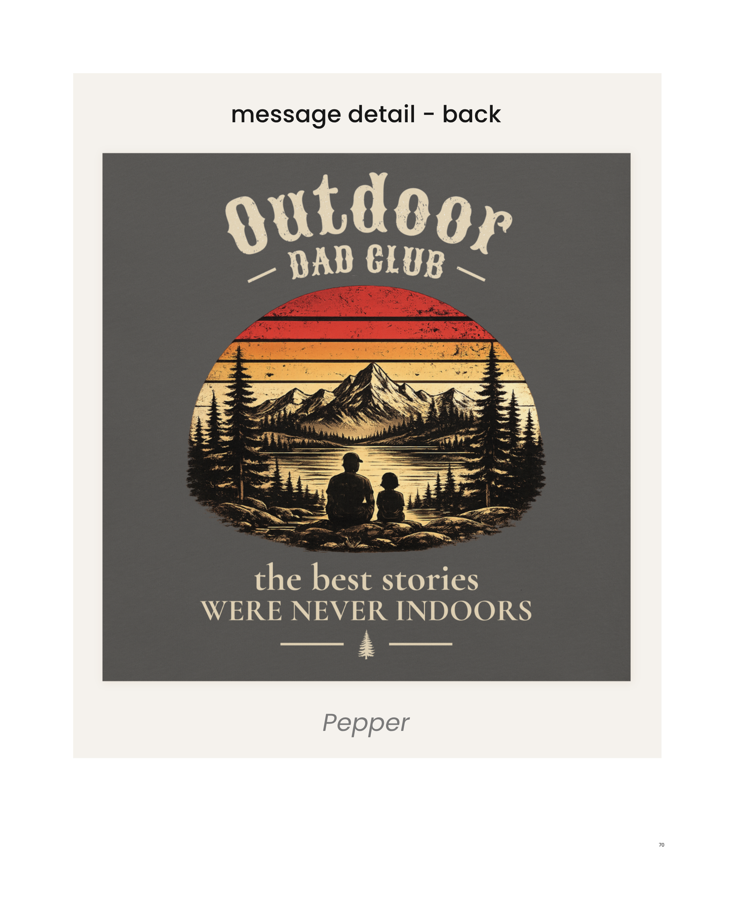 Outdoor Dad Club™ | Premium Comfort Colors T-Shirt