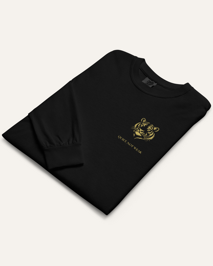 Quiet, Not Weak Tiger Long Sleeve Shirt