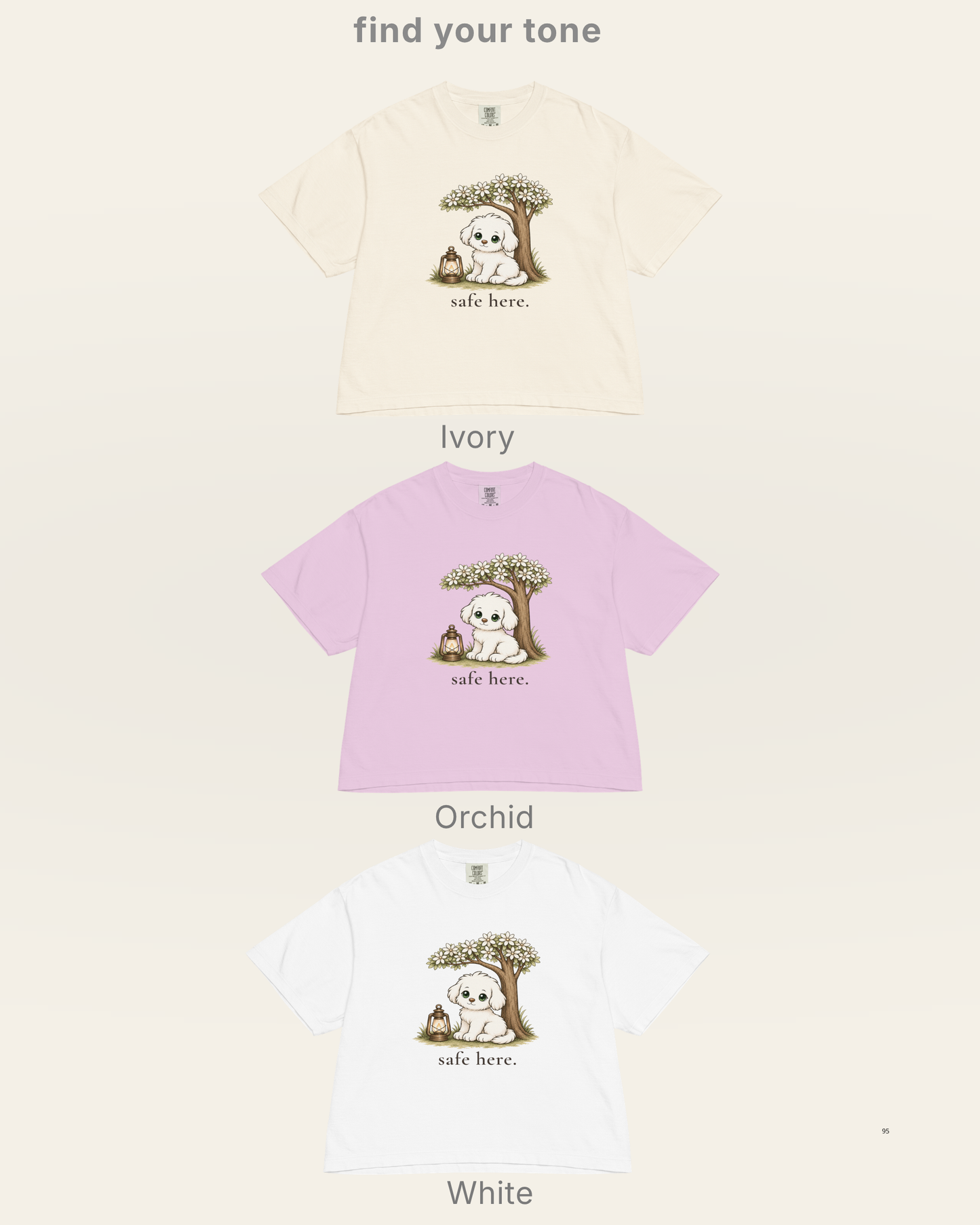 Safe Here T-Shirt | Comfort & Healing Graphic Tee