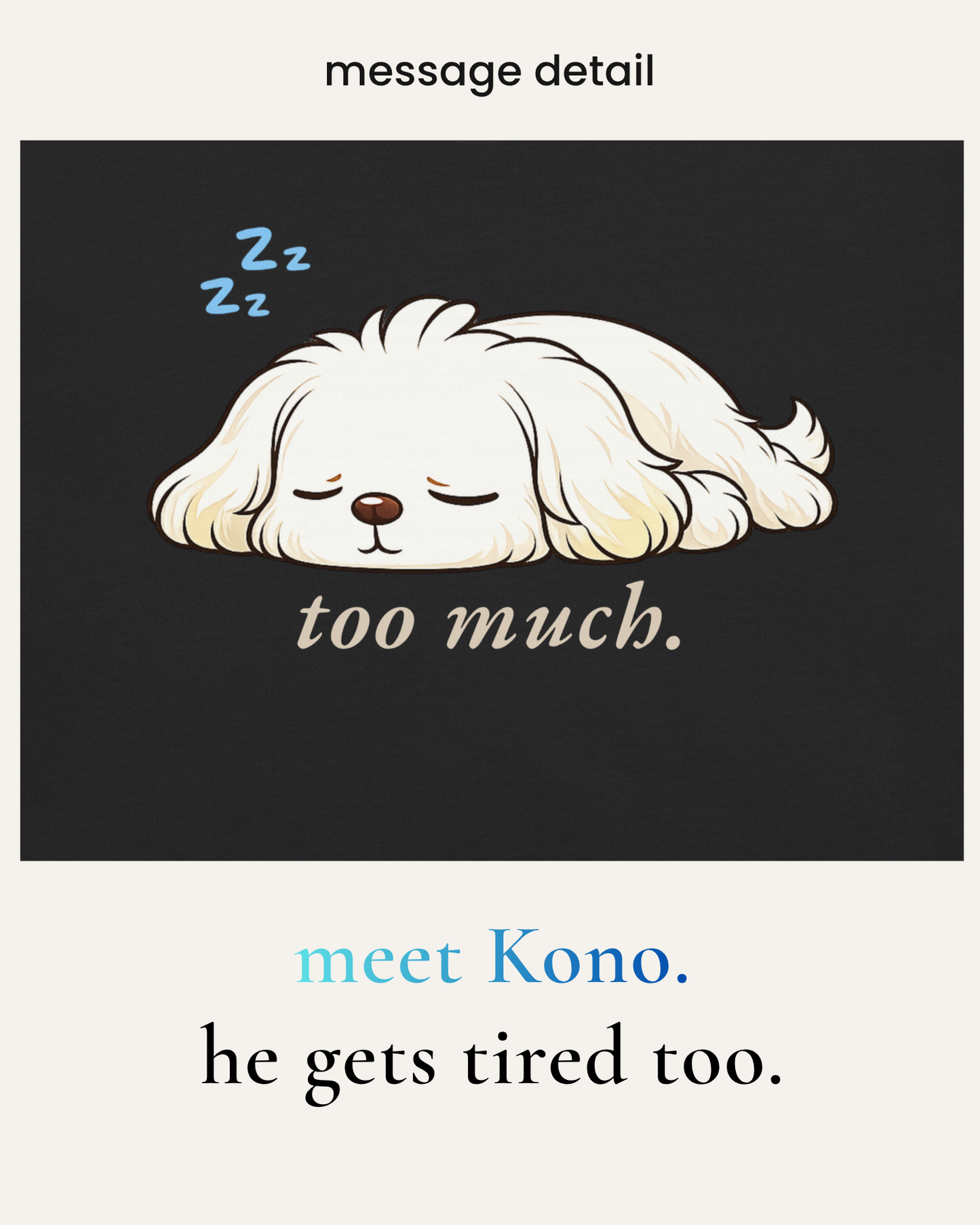 Too Much. / Kono Collection