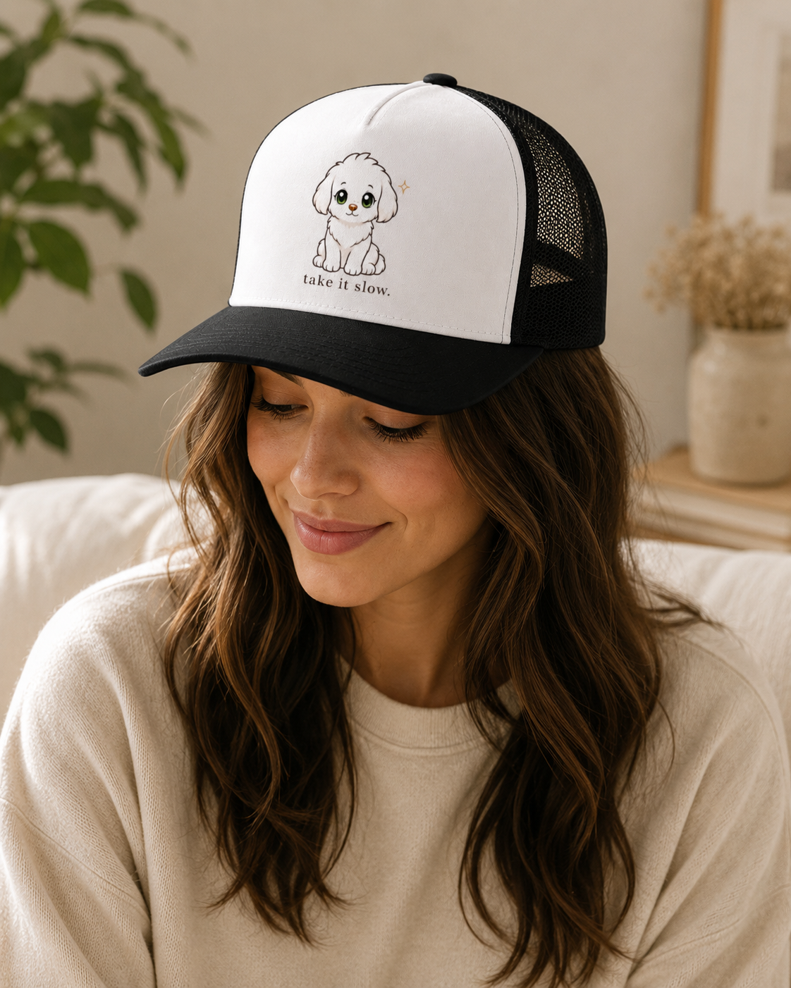 Kono Take It Slow Trucker Hat – Cute Relaxed Summer Cap